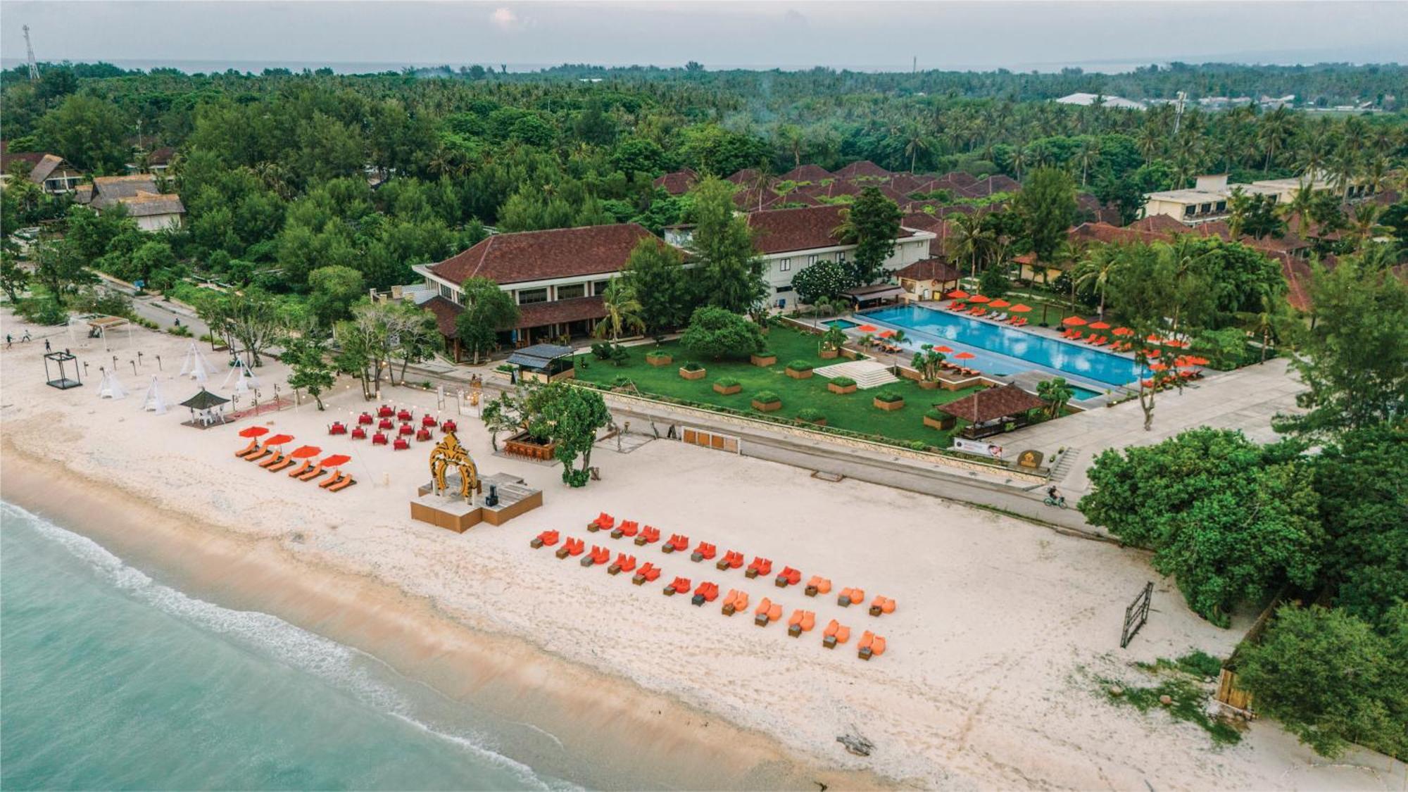 Ombak Sunset Hotel Quần đảo Gili Ngoại thất bức ảnh