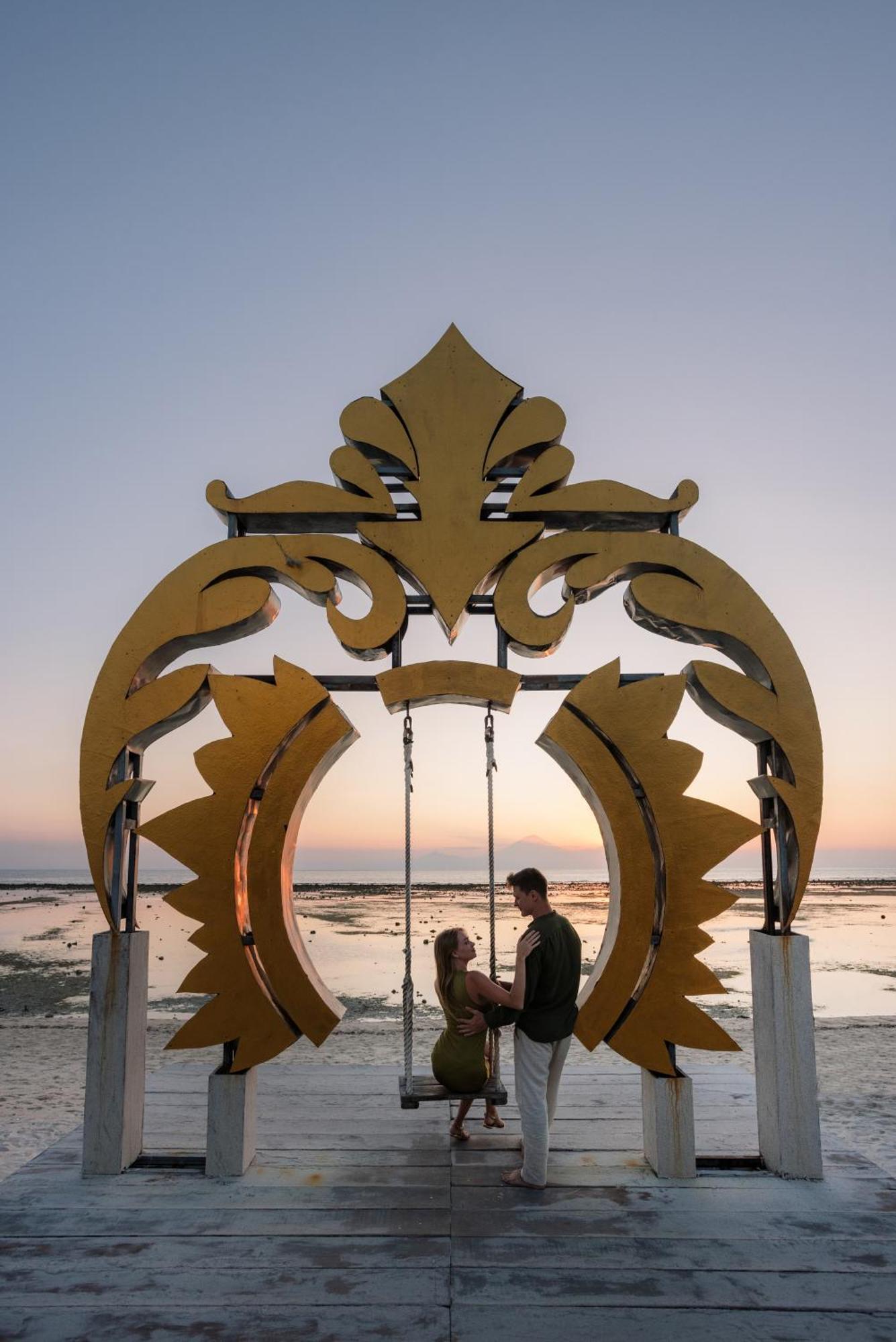 Ombak Sunset Hotel Quần đảo Gili Ngoại thất bức ảnh